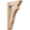 Ekena Millwork 6-in W x 18-in D x 30-in H Balboa Trad Rough Cedar Woodgrain TimberThane Outlooker, Primed Tan OUTUR060X18X30BOA04RCPR - alternate 1